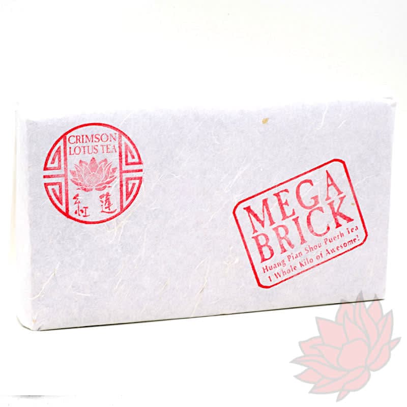 2014 Huang Pian MEGA Brick Shou / Ripe Puerh - 1 Kilo :: Seattle Inventory