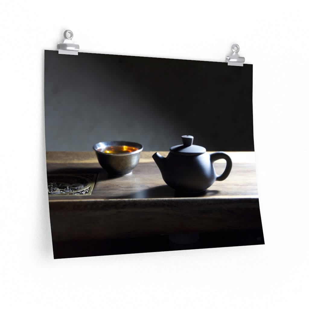 Teapot and Cup - Poster