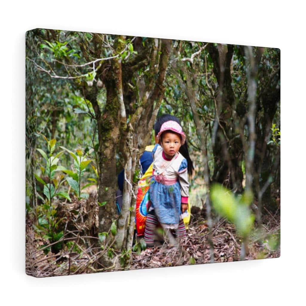 Girl from Pasha Shan - Canvas Print