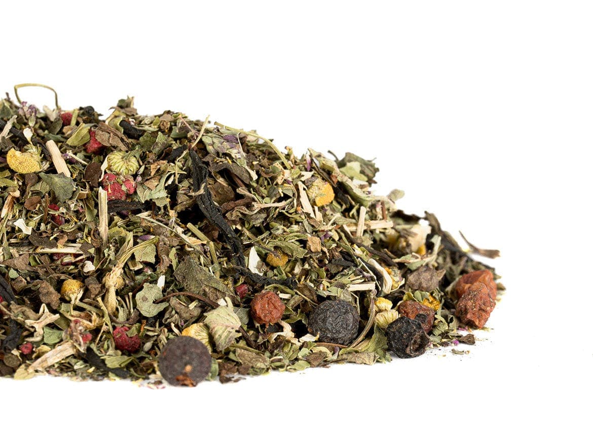 "Zen" Herbal Tea: Mint, Thyme, Berry Blend for Relaxation