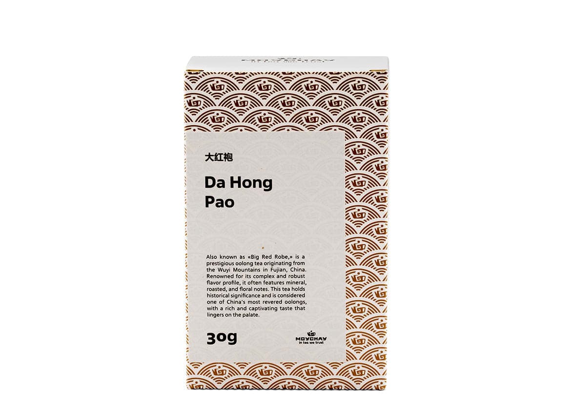 Thé Oolong Da Hong Pao : Notes minérales et grillées de Wuyi, 30g