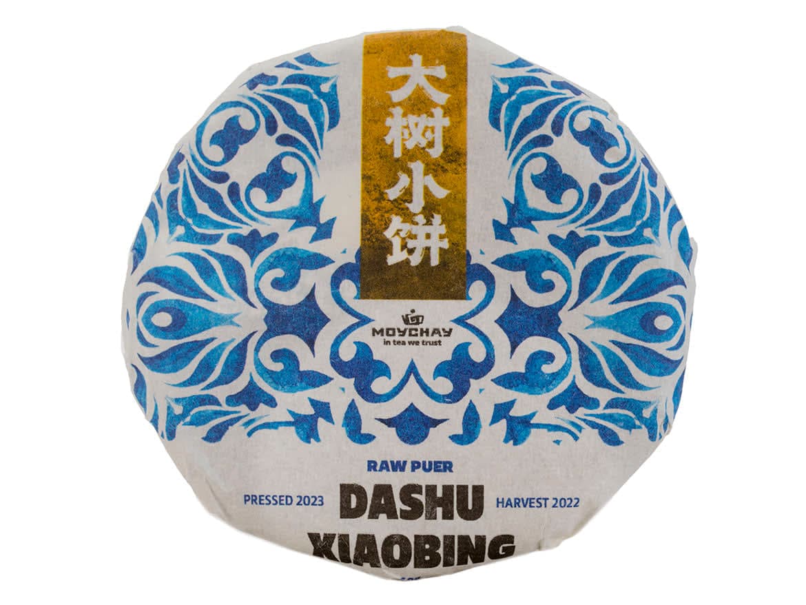 Dashu Sheng Xiaobing 2022 Sheng Pu-erh Thee Cake | Pittige, Fruitige Noten