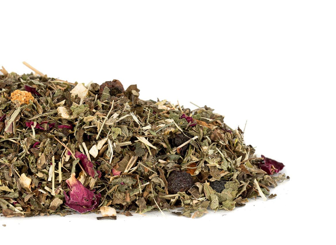 Tè alle Erbe Primavera Allegra: Miscela di Melissa, Rosa, Gelsomino