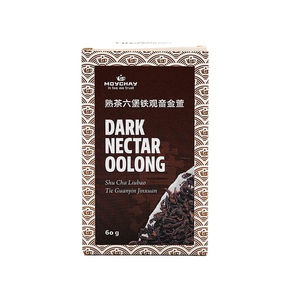 Dark Nectar Oolong: Fusión de Té Suelto Shu Puer y Liu Bao