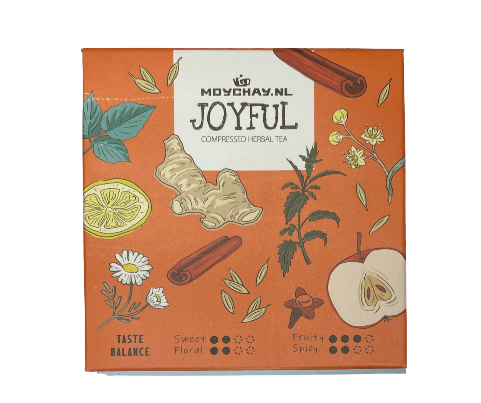 Gâteau de thé aux herbes « Joyful » - Poire, Épilobe, Mélange de camomille