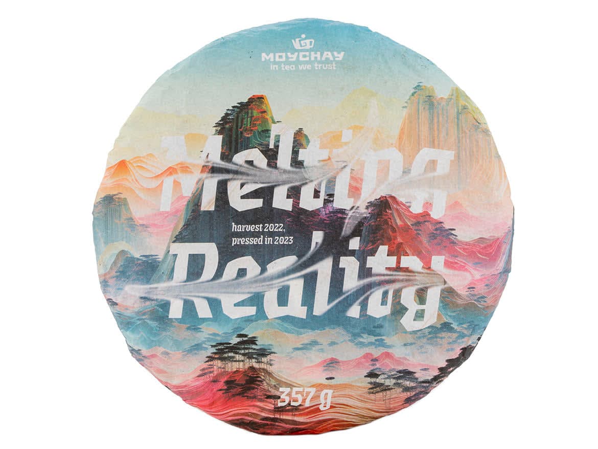 Torta di Tè Sheng Puer Moychay 2022 Puer Crudo - Note Floreali e Speziate