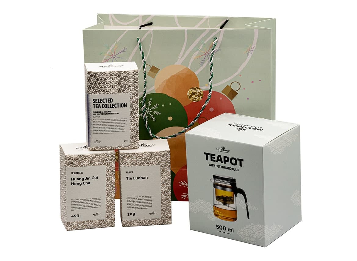 Oolong Tea Gift Set: Wuyi Rock & Golden Oolong Teas